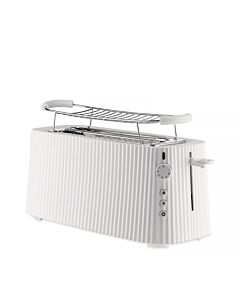 Alessi Plissé Toaster Long - White